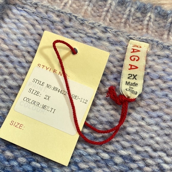 NWT RAGA Alicia Knit Ombre Button Front Cardigan sz 2X - Picture 3 of 12